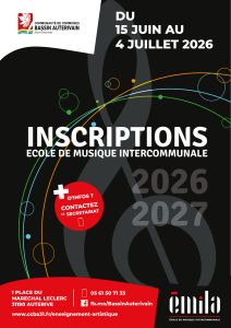 Illustration affiche inscription